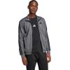 imageadidas Mens 3Stripes Tricot Track TopGrey Six