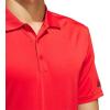 imageadidas Mens Adi Performance Polo ShirtCollegiate RedRed