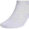 imageadidas Mens Athletic Cushioned 6Pack Crew Cushioned Crew Socks with Arch Compression for a Secure FitCool Light HeatherBlackBetter ScarletGraphic