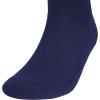 imageadidas Mens Athletic Cushioned 6Pack Crew Cushioned Crew Socks with Arch Compression for a Secure FitDark BlueWhiteBlackGraphic