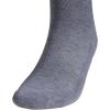 imageadidas Mens Athletic Cushioned 6Pack Crew Cushioned Crew Socks with Arch Compression for a Secure FitHeather GreyBlack