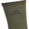 imageadidas Mens Athletic Cushioned 6Pack Crew Cushioned Crew Socks with Arch Compression for a Secure FitOlive Strata GreenWonder BeigeWhiteGraphic