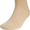 imageadidas Mens Athletic Cushioned 6Pack Crew Cushioned Crew Socks with Arch Compression for a Secure FitWarm Sandstone BeigeWonder WhiteWonder Alumina GreyGraphic