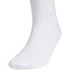 imageadidas Mens Athletic Cushioned 6Pack Crew Cushioned Crew Socks with Arch Compression for a Secure FitWhiteAlumina BeigeCarbon Grey