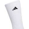 imageadidas Mens Athletic Cushioned 6Pack Crew Cushioned Crew Socks with Arch Compression for a Secure FitWhiteAlumina BeigeCarbon Grey