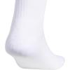 imageadidas Mens Athletic Cushioned 6Pack Crew Cushioned Crew Socks with Arch Compression for a Secure FitWhiteBlackWhite