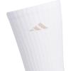 imageadidas Mens Athletic Cushioned 6Pack Crew Cushioned Crew Socks with Arch Compression for a Secure FitWhiteWonder BeigeAlumina Beige