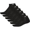 imageadidas Mens Athletic Cushioned Low Cut Socks with Arch Compression for a Secure Fit 6PairBlackAluminum 2
