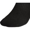 imageadidas Mens Athletic Cushioned Low Cut Socks with Arch Compression for a Secure Fit 6PairBlackAluminum 2