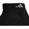 imageadidas Mens Athletic Cushioned Low Cut Socks with Arch Compression for a Secure Fit 6PairBlackAluminum 2
