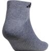 imageadidas Mens Athletic Cushioned Low Cut Socks with Arch Compression for a Secure Fit 6PairHeather GreyBlack