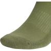 imageadidas Mens Athletic Cushioned Low Cut Socks with Arch Compression for a Secure Fit 6PairOlive Strata GreenDark BlueCarbon Grey