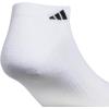 imageadidas Mens Athletic Cushioned Low Cut Socks with Arch Compression for a Secure Fit 6PairWhiteBlack