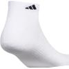 imageadidas Mens Athletic Cushioned Low Cut Socks with Arch Compression for a Secure Fit 6PairWhiteBlackWhite