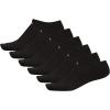 imageadidas Mens Athletic Cushioned Socks 6Pack No Show with Arch SupportBlackAluminum 2
