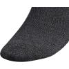 imageadidas Mens Athletic Cushioned Socks 6Pack No Show with Arch SupportBlackOnix Grey
