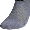 imageadidas Mens Athletic Cushioned Socks 6Pack No Show with Arch SupportHeather GreyBlack