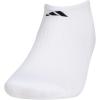 imageadidas Mens Athletic Cushioned Socks 6Pack No Show with Arch SupportWhiteAlumina BeigeCarbon Grey