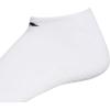 imageadidas Mens Athletic Cushioned Socks 6Pack No Show with Arch SupportWhiteAlumina BeigeCarbon Grey