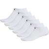 imageadidas Mens Athletic Cushioned Socks 6Pack No Show with Arch SupportWhiteBlack