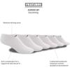 imageadidas Mens Athletic Cushioned Socks 6Pack No Show with Arch SupportWhiteBlack