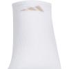 imageadidas Mens Athletic Cushioned Socks 6Pack No Show with Arch SupportWhiteWonder BeigeAlumina Beige