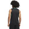 imageadidas Mens Basketball Legends 3Stripes Tank TopBlackPure Teal