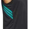 imageadidas Mens Basketball Legends 3Stripes Tank TopBlackPure Teal