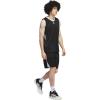 imageadidas Mens Basketball Legends 3Stripes Tank TopBlackWhite