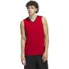 imageadidas Mens Basketball Legends 3Stripes Tank TopTeam Power RedBlack
