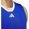 imageadidas Mens Basketball Legends 3Stripes Tank TopTeam Royal BlueWhite