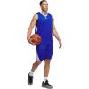 imageadidas Mens Basketball Legends 3Stripes Tank TopTeam Royal BlueWhite
