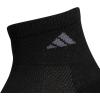 imageadidas Mens Climacool Superlite Quarter Socks 3 PackBlackNight GreyOnix Grey