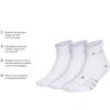 imageadidas Mens Climacool Superlite Quarter Socks 3 PackWhiteClear Onix GreyClear Grey