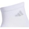 imageadidas Mens Climacool Superlite Quarter Socks 3 PackWhiteClear Onix GreyClear Grey