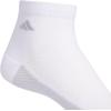 imageadidas Mens Climacool Superlite Quarter Socks 3 PackWhiteLight Onix GreyClear Onix Grey