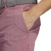 imageadidas Mens Crosshatch Golf ShortsLegacy BurgundyWhite