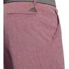 imageadidas Mens Crosshatch Golf ShortsLegacy BurgundyWhite