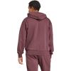 imageadidas Mens Essentials Feel Cozy Fleece HoodieAurora RubyWhite