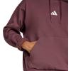 imageadidas Mens Essentials Feel Cozy Fleece HoodieAurora RubyWhite