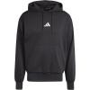 imageadidas Mens Essentials Feel Cozy Fleece HoodieBlackWhite