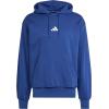 imageadidas Mens Essentials Feel Cozy Fleece HoodieDark BlueWhite