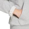imageadidas Mens Essentials Feel Cozy Fleece HoodieMedium Grey HeatherBlack