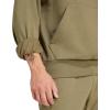 imageadidas Mens Essentials Feel Cozy Fleece HoodieOlive StrataBlack