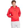imageadidas Mens Essentials Feel Cozy Fleece HoodiePure RubyBlack