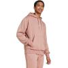 imageadidas Mens Essentials Feel Cozy Fleece HoodieWarm ClayWhite