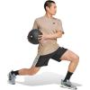 imageadidas Mens Essentials Feel Ready Training TShirtChalky BrownBlack
