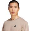 imageadidas Mens Essentials Feel Ready Training TShirtChalky BrownBlack