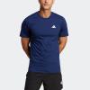 imageadidas Mens Essentials Feel Ready Training TShirtDark BlueWhite