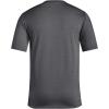 imageadidas Mens Essentials Feel Ready Training TShirtDark Grey HeatherWhiteBlack